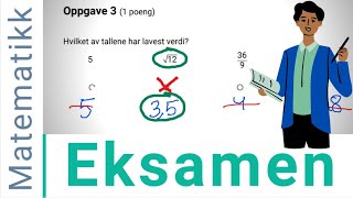 Eksamen 2020  10 Klasse  Matematikk  Oppgave 3 [upl. by Sukey]