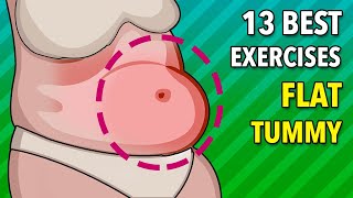 13 Best Flat Tummy Exercises At Home [upl. by Perlie]