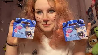 asmr opening littlest pet shop blind boxes [upl. by Tonl39]