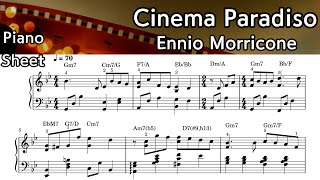 Cinema Paradiso  Piano Sheet Music  Ennio Morricone  by SangHeart Play [upl. by Akinet]