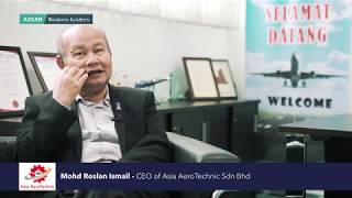 ASEAN Business Leaders Mohd Roslan Ismail of Asia AeroTechnic [upl. by Atthia]