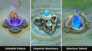 Mobile Legends Map Comparison  Celestial Palace Imperial Sanctuary Sanctum Island [upl. by Teyugn]