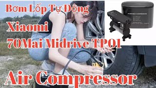 Bơm Lốp Ô Tô Tự Động Xiaomi 70Mai Midrive TP01  Portable 70Mai Air Compressor  THÁI VITV [upl. by Eniruam55]