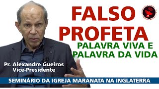 ALEXANDRE GUEIROS FALSO PROFETA DA IGREJA MARANATA E SUAS HERESIAS SEMINÁRIO NA INGLATERRA [upl. by Derwood]