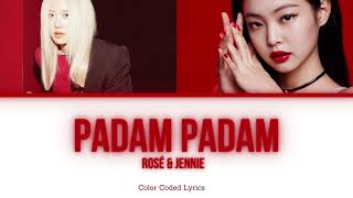 Rosé amp Jennie quotPADAM PADAMquot Color Coded AI cover [upl. by Marb]