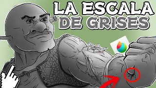 DIBUJANDO A ESCALA DE GRISES [upl. by Deadman]