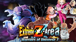 WARRIORS OF UNIVERSE 7 EXTREME Z AREA GUIDE LR ROSHI UI GOKU AND MORE EZAS DBZ DOKKAN BATTLR [upl. by Dinin]