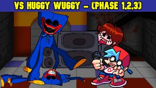 FNF  Vs Huggy Wuggy Phase 123  ModsHard  FANMADE [upl. by Idnas536]