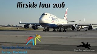 Toronto Pearson Intl Airside Tour July 20 2016 [upl. by Zeitler849]