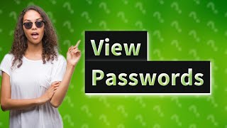 Can I see my password in Password Manager [upl. by Athiste]