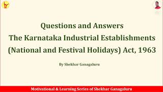 FAQ  NATIONAL AND FESTIVAL HOLIDAYS IN KARNATAKA [upl. by Eseilanna652]