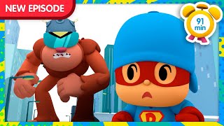 NEW SPECIAL 🦸‍♂️ POCOYO ENGLISH 🦸‍♂️ King Yeti 91 min Full Episodes VIDEOS and CARTOONS for KIDS [upl. by Hammerskjold]