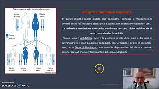 Trasmissione malattie genetiche autosomiche ed eterocromosomiche Malattie mitocondriali [upl. by Eislel]