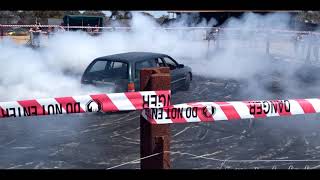 kukerin creek bed and burnout competition [upl. by Lakim250]