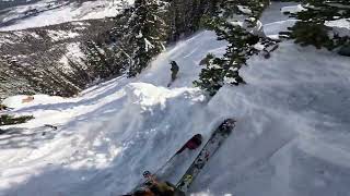 Skiing Teocalli 2 Bowl  Crested Butte Colorado [upl. by Selyn]