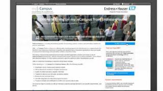 Online learning on myeCampus from EndressHauser [upl. by Mungo]