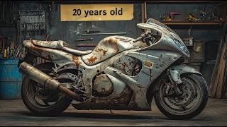 Suzuki Hayabusa Full Restoration  Restored hayabusa GSX1300R Twostroke engine sport bike🔴 [upl. by Asillem563]