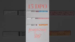 15 DPO Live Pregnancy Test infertility ttc pregnant shorts [upl. by Elodia]