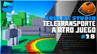 Cómo Teletransportarse a Otro Juego en Roblox Studio  28 [upl. by Behah]