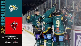 HIGHLIGHTS Stena Line Belfast Giants vs Cardiff Devils [upl. by Lynde767]