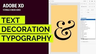 Adding Text and Style Decoration with Google Fonts in Adobe XD [upl. by Jump]