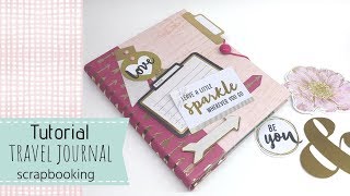 Tutorial mini agenda scrapbook paso a paso [upl. by Aronoh]