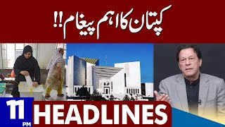 Imran Khan Big Statement  Dunya News Headlines 1100 PM  05 May 2023 [upl. by Esnahc]