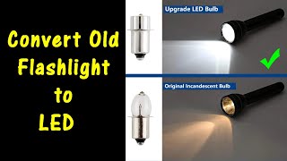 Flashlight LED Conversion Kit Bulbs 36 Cell CampD for StreamLight or MagLite Torch 🔦⚡ [upl. by Sadowski]