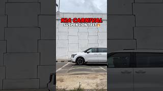 KIA CARNIVAL SUSPENSION TEST 🔥 [upl. by Laval]