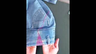 How alter Jeans jeans Bottom Tips Tricks alter pantcutting [upl. by Kcirtap45]