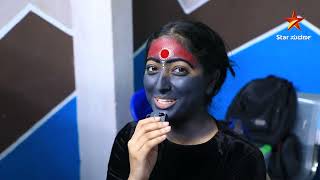 Sri Devi Mahathme  Star Suvarna  Make Over Of Kali  BTS [upl. by Bonnie]