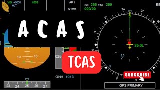 TCAS  TRAFFIC COLLISION AVOIDANCE SYSTEM CONCEPT ACAS  APPLICATION TCAS [upl. by Nirre815]