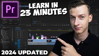 Premiere Pro Tutorial for Beginners 2024  Everything You NEED to KNOW UPDATED [upl. by Weidner238]