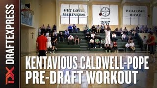 Kentavious CaldwellPope 2013 NBA PreDraft Workout amp Interview [upl. by Kcire285]