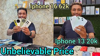 Unbelievable Price এ iphone  iphone 13 only 20k  iphone 16 only 62k  iphone 15 only 47k [upl. by Ymiaj]