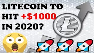 Litecoin Parabolic BULL RUN to 2005001000  LTC Price Prediction 2020 [upl. by Fidelis]