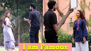 TELLING GIRLS quotI AM FAMOUSquot PRANK [upl. by Yenhoj]