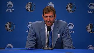 Dirk press conference after announcing retirement [upl. by Yme]