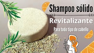 🌿🍊 SHAMPOO SÓLIDO REVITALIZANTE  Fuerza  Volumen  Brillo para tu cabello [upl. by Rolanda]