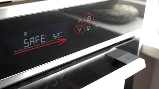 How to UNLOCK Electrolux Oven Key amp Child LOCK [upl. by Eikceb]