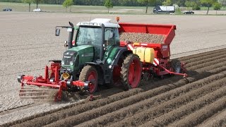 GRIMME front cultivator amp GL 44 T  potato planter amp front cultivator [upl. by Vasily94]