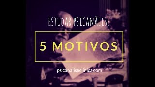 5 motivos para estudar Psicanálise [upl. by Palmer533]