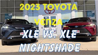 2023 Toyota Venza  XLE vs XLE Nightshade [upl. by Enibas342]