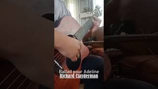 Richard Clayderman  Ballad pour Adeline Guitar cover Demo [upl. by Nyllij]