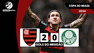 FLAMENGO 2X0 PALMEIRAS  GOLS DA PARTIDA  NARRAÃ‡ÃƒO RAFA PENIDO  COPA DO BRASIL 2024 [upl. by Stu]