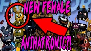 Five Nights at Freddys World NEW FEMALE Animatronic NEW Nightmare NEW Characters Added UPDATE [upl. by Hulbert]