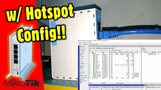 HOW TO CONFIGURE MikroTik hAP lite  Complete StepbyStep  with Bandwidth Management amp Hotspot [upl. by Assyl]