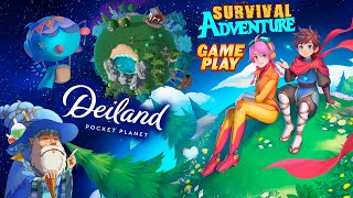 Deiland Pocket Planet ★ Gameplay ★ PC Steam Survival adventure game 2021 ★ 1080p60FPS [upl. by Holna]