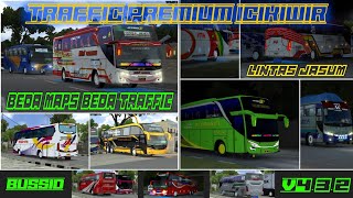 Traffic Premium Icikiwir Jasum  Beda Maps Beda Traffic  Bussid V432 [upl. by Nyrrat]