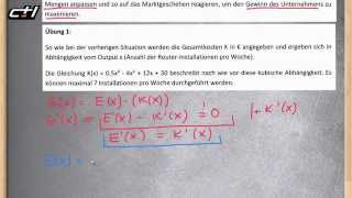 Betriebsoptimum und Betriebsminimum  Individuelle Angebotsfunktion ★ Erklärung [upl. by Burnett]